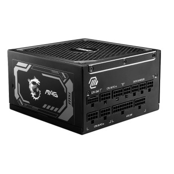 MSI MAG A1250GL PCIE5 moduł zasilaczy 1250 W 24-pin ATX 1U Czarny