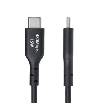 StarTech.com USB2AC1MNC kabel USB USB 2.0 1 m USB A USB C Czarny