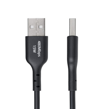 StarTech.com USB2AC2MNC kabel USB USB 2.0 2 m USB A USB C Czarny