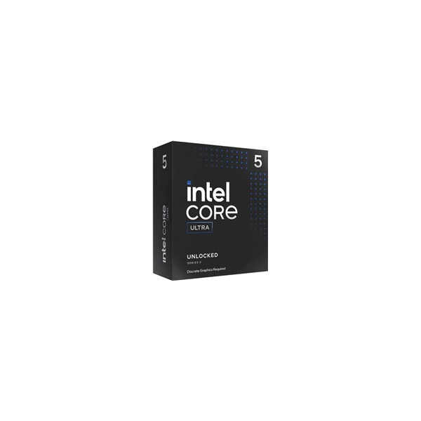 CPU INTEL Core Ultra 5 - 225F, až 4.9GHz, 22MB L2, LGA1851, BOX (bez chladiče) CPU INTEL Core Ultra 5 - 225F, až 4.9GHz, 22MB L2, LGA1851, BOX (bez chladiče)