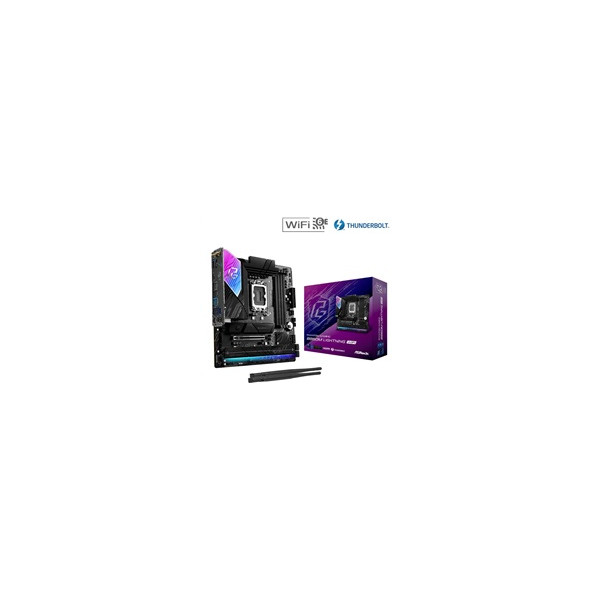 ASRock MB Sc LGA1851 B860M Lightning WiFi, Intel B860, 4xDDR5, 1xThunderbolt, 1xDP, 1xHDMI, WiFi, mATX ASRock MB Sc LGA1851 B860M Lightning WiFi, Intel B860, 4xDDR5, 1xThunderbolt, 1xDP, 1xHDMI, WiFi, mATX