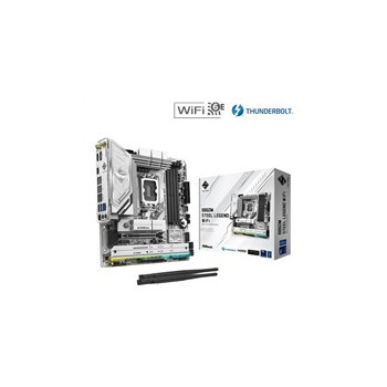 ASRock MB Sc LGA1851 B860M Steel Legend WiFi, Intel B860, 4xDDR5, 1xThunderbolt, 1xDP, 1xHDMI, WiFi, mATX