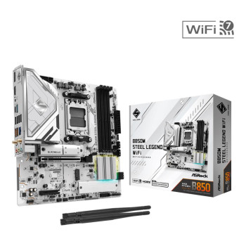 MB AMD B850 SAM5 MATX/B850M STEEL LEGEND WIFI ASROCK