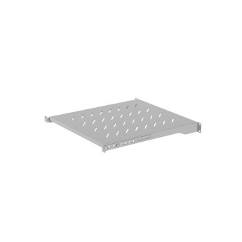 Półka do szaf 19" 800mm Lanberg (1U/ 483 x 500 mm, udźwig do 25 kg, montaż 4 punktowy)