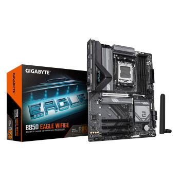 Gigabyte Motherboard - Amd Ryzen 9000 Series Cpus, 8+2+2 Phases Digital Vrm, Up To 8200Mhz Ddr5 (Oc), 1Xpcie 5.0 + 2Xpcie 4.0 M.