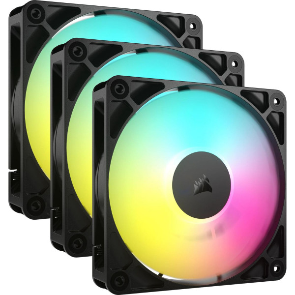 Corsair Rs120 Argb Computer Case Fan 12 Cm Black 3 Pc(S) Corsair Rs120 Argb Computer Case Fan 12 Cm Black 3 Pc(S)