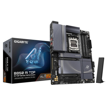 Gigabyte Motherboard - Amd Ryzen 9000 Series Cpus, 16+2+2 Phases Digital Vrm, Up To 8600Mhz Ddr5 (Oc), 2Xpcie 5.0 + 1Xpcie 4.0 M
