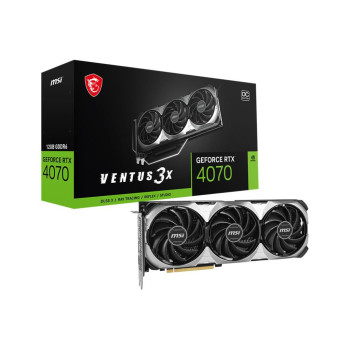 MSI Ventus Geforce Rtx 4070 3X E1 12G Oc Nvidia 12 Gb Gddr6X