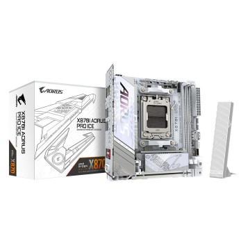 Gigabyte Motherboard - Supports Amd Ryzen 9000 Series Cpus, 8+2+1 Phases Vrm, Up To 8400Mhz Ddr5 (Oc), 1Xpcie 5.0 M.2 + 1Xpcie 4