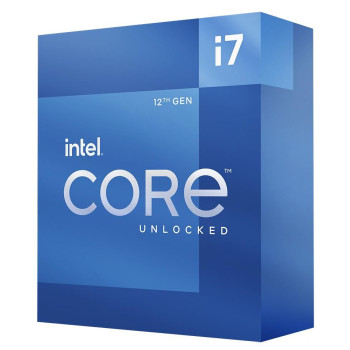 Intel CPU Core i7-12700KF (12C/20T // 8P+4E) 3.6 GHz (5.0 GHz Turbo) Box ohne Kühler Sockel 1700 TDP 125W