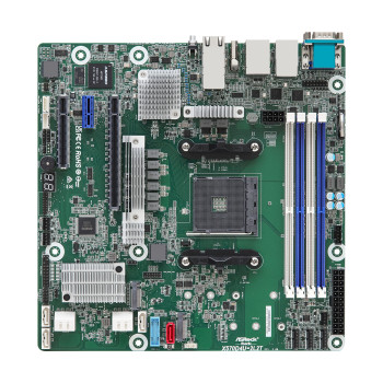 ASRock Mainboard X570D4U-2L2T/BCM micro-ATX Sockel AM4 Single