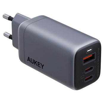 PA-B6U OmniaMix II GaN ładowarka sieciowa 3xUSB (2xUSB C + 1xUSB A) 67W QC PD AFC SCP PPS UFCS