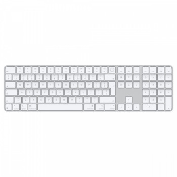 Klawiatura Magic Keyboard z Touch ID i polem numerycznym dla modeli Maca z czipem Apple - angielski (mi?dzynarodowy) - bia?e kla