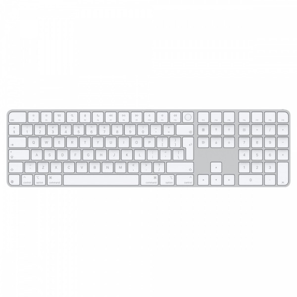 Klawiatura Magic Keyboard z Touch ID i polem numerycznym dla modeli Maca z czipem Apple - angielski (mi?dzynarodowy) - bia?e kla Klawiatura Magic Keyboard z Touch ID i polem numerycznym dla modeli Maca z czipem Apple - angielski (mi?dzynarodowy) - bia?e kla