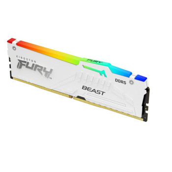 Pamięć do PC DDR5 Fury Beast RGB 16GB(1*16GB)/6000 CL36 biała