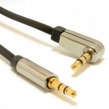 Kabel stereo mini Jack 3.5mm M/M 0.75m