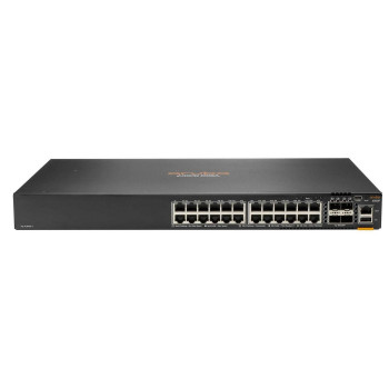 Hewlett Packard Enterprise Aruba CX 6200F 24G Class-4 PoE 4SFP+ 370W Managed L3 Gigabit Ethernet (10/100/1000) Power over Ethern
