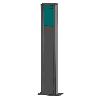2N Zubehör IP Style Edelstahl VA Stele Personen Bedienhöhe