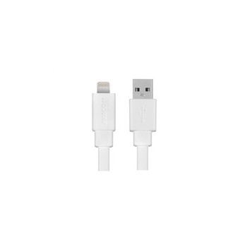 AVACOM MFI-120W kabel USB - Lightning, MFi certifikace, 120cm, bílá