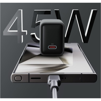 PA-C2 ładowarka sieciowa 1xUSB-C PD 45W 4A QC4+ PD3.0 AFC PPS FCP SCP SSCP