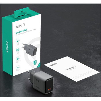 PA-C2 ładowarka sieciowa 1xUSB-C PD 45W 4A QC4+ PD3.0 AFC PPS FCP SCP SSCP
