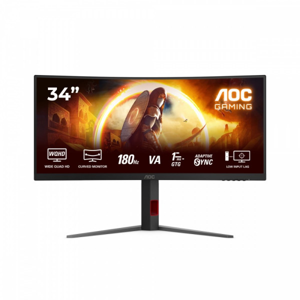 Monitor CU34G4 34 cale 180Hz Curved VA HDMIx2 DP HAS Monitor CU34G4 34 cale 180Hz Curved VA HDMIx2 DP HAS