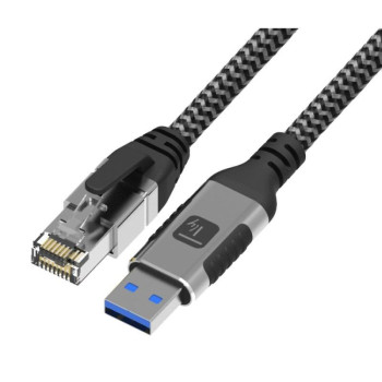 Kabel sieciowy Techly USB-A na Gigabit Ethernet RJ45 1m
