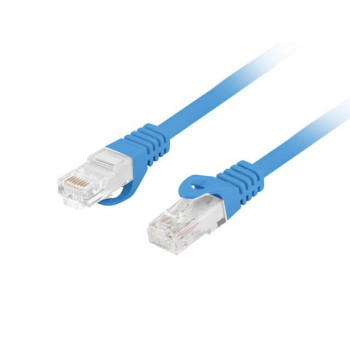 Patchcord Lanberg UTP kat.6 0,25m LSZH CU fluke passed niebieski