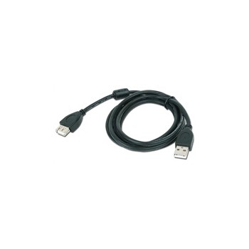 GEMBIRD Kabel USB 2.0 A-A 3m Premium (czarny, ferrytowe, pozłacane styki)