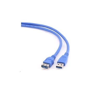 GEMBIRD Kabel USB 3.0 A-A prodlužovací 3m modrý
