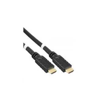 PREMIUMCORD Kabel HDMI High Speed with Ether.4K@60Hz, se zesilovačem,10m, 3x stínění, M/M, zlacené konektory