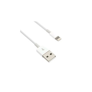 Kabel C-TECH USB 2.0 Lightning (IP5 a vyšší) nabíjecí a synchronizační kabel, 1m, bílý