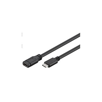 PREMIUMCORD USB- C prodlužovací kabel (USB 3.1 generation 1), C/M - C/F, 1m
