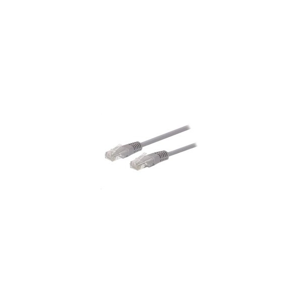 Kabel C-TECH patchcord Cat5e, UTP, šedý, 15m Kabel C-TECH patchcord Cat5e, UTP, šedý, 15m