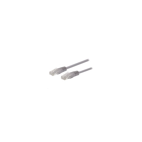 Kabel C-TECH patchcord Cat5e, UTP, šedý, 1m Kabel C-TECH patchcord Cat5e, UTP, šedý, 1m