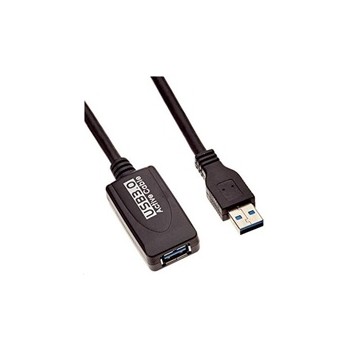 PREMIUMCORD USB 3.0 repeater a prodlužovací kabel A/M-A/F 5m