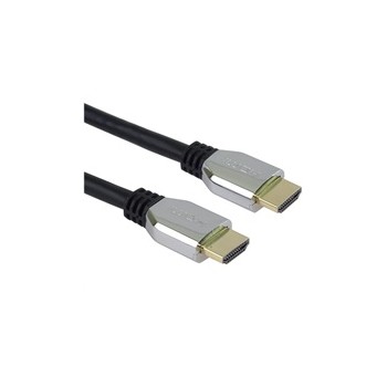 PREMIUMCORD Kabel HDMI 2.1 High Speed + Ethernet kabel (Zinc Alloy krytky, zlacené konektory) 0.5m