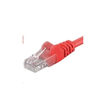 PREMIUMCORD Patch kabel UTP RJ45-RJ45 CAT5e 3m červená