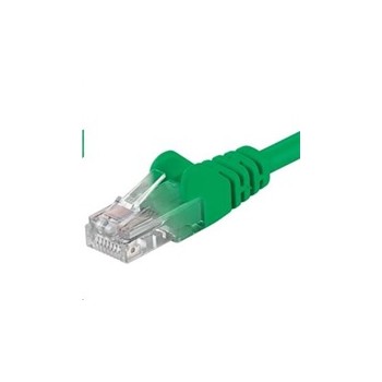 PREMIUMCORD Patch kabel UTP RJ45-RJ45 CAT5e 10m zelená