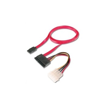 PREMIUMCORD kabel SATA datový + napájecí 0.5m