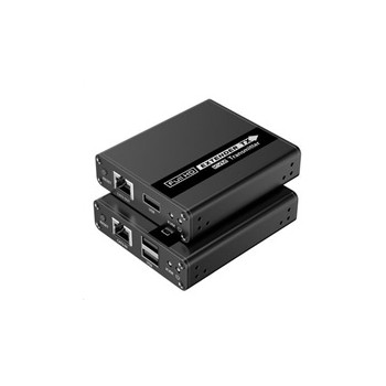 PremiumCord HDMI KVM extender FULL HD 1080p na 70m s přenosem USB