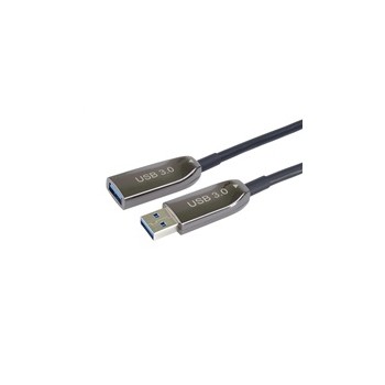 PremiumCord prodlužovací optický AOC kabel USB 3.0 A/Male - A/Female, 10m