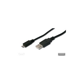 PREMIUMCORD Kabel USB 2.0 A-Micro B 0,5m (czarny)