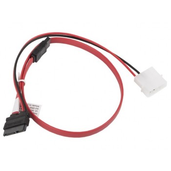 Kabel SATA III - Micro SATA + zasilanie Molex dla dysków 1.8''