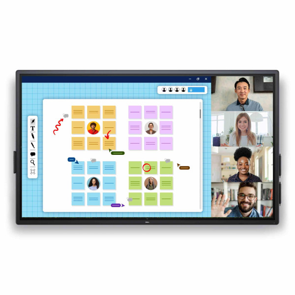 Monitor Dell 75" Pro 75 Plus 4K P7525QT (210-BQZX) IPS 60Hz 2xHDMI DP 8xUSB RJ-45 RS232 głośniki Monitor Dell 75" Pro 75 Plus 4K P7525QT (210-BQZX) IPS 60Hz 2xHDMI DP 8xUSB RJ-45 RS232 głośniki