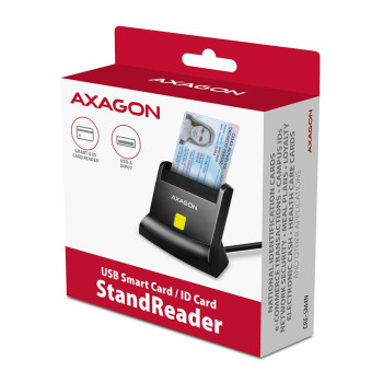 CARD READER STAND SMARTCARD/ID/USB2.0 1.3M CRE-SM4N AXAGON