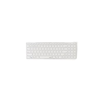 RAPOO klávesnice E9100M, bezdrátová, Ultra-slim, CZ/SK, bílá