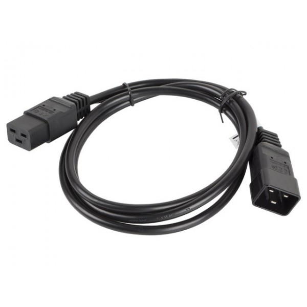 Przedłużacz kabla zasilającego IEC 320 C19 - C20 VDE 1.8M VDE czarny