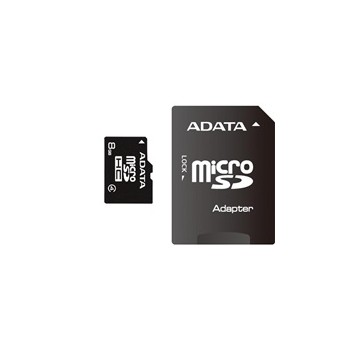 ADATA MicroSD karta 8GB (SDHC) Class4 + SD adapter