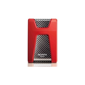 ADATA Externí HDD 2TB 2,5" USB 3.1 DashDrive Durable HD650, červený (gumový, nárazu odolný)